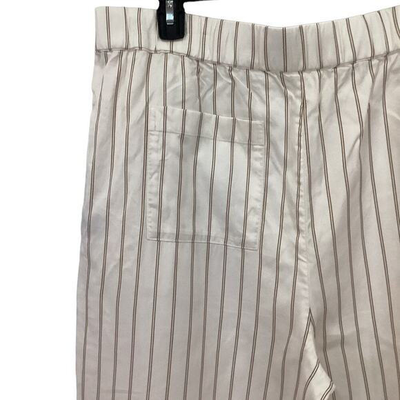 Jenni Kayne Bianca Pant In Honey Stripe Pull On Straight Leg Size XXL - Picture 10 of 13